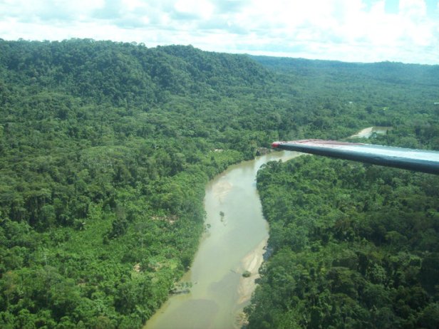 The Curaray River. Because of erosion, locating "Palm Beach" would have been impossible for us. But the fact that God used such a remote spot of Earth to create a story that has motivated so many men and women to pursue missions was overwhelming.